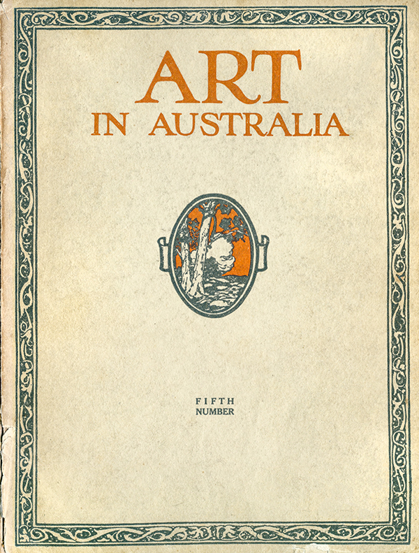 Art in Australia | NRI Report A vintage Australian art magazine cover illustrates money movement between Australia and India for the diaspora.